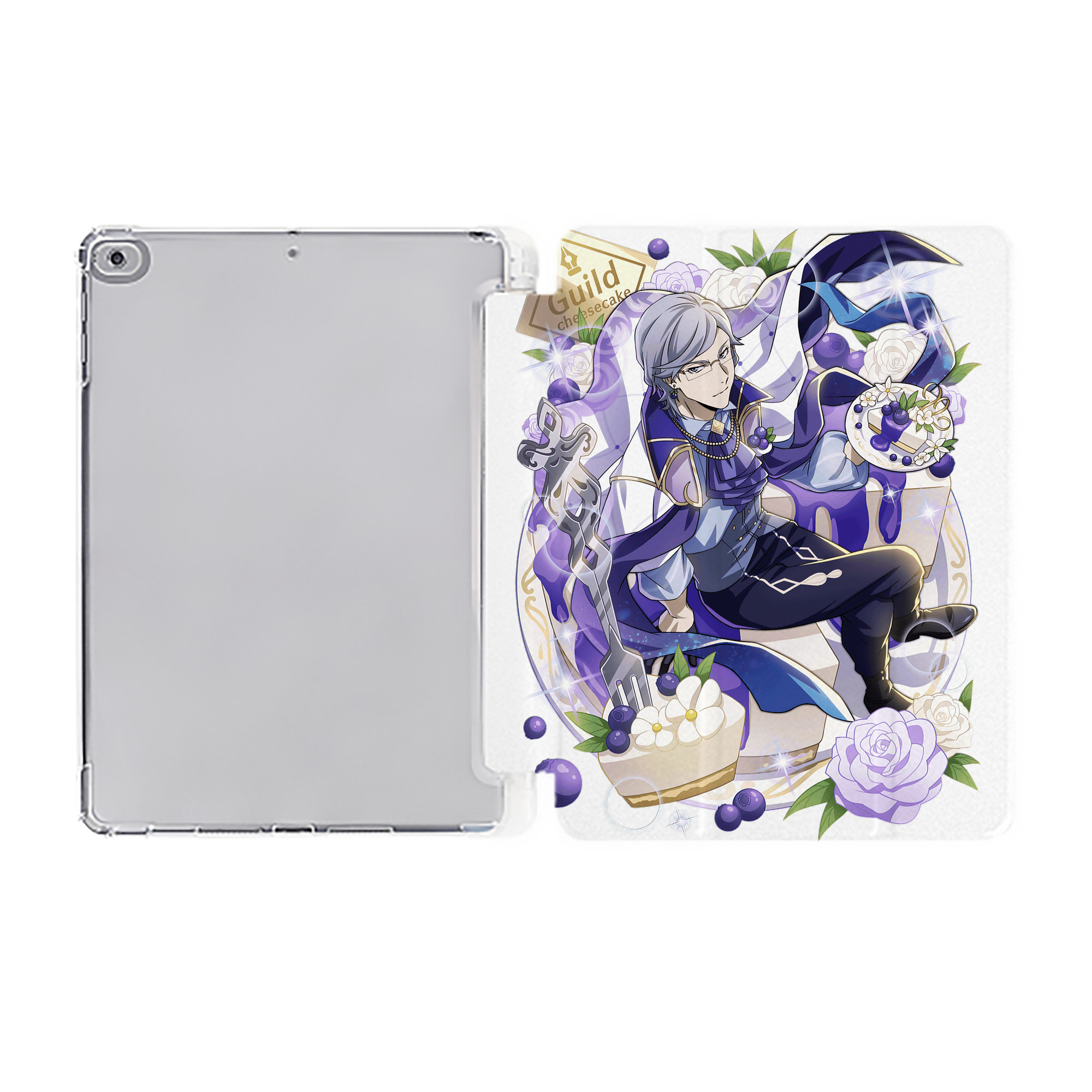 （画像用） 文豪ストレイドッグス Bungo Stray Dogs IPad ケース ペン収納付き 三つ折りスタンド PUレザー×シリコン 対応機種9.5/10.5/10.9インチ